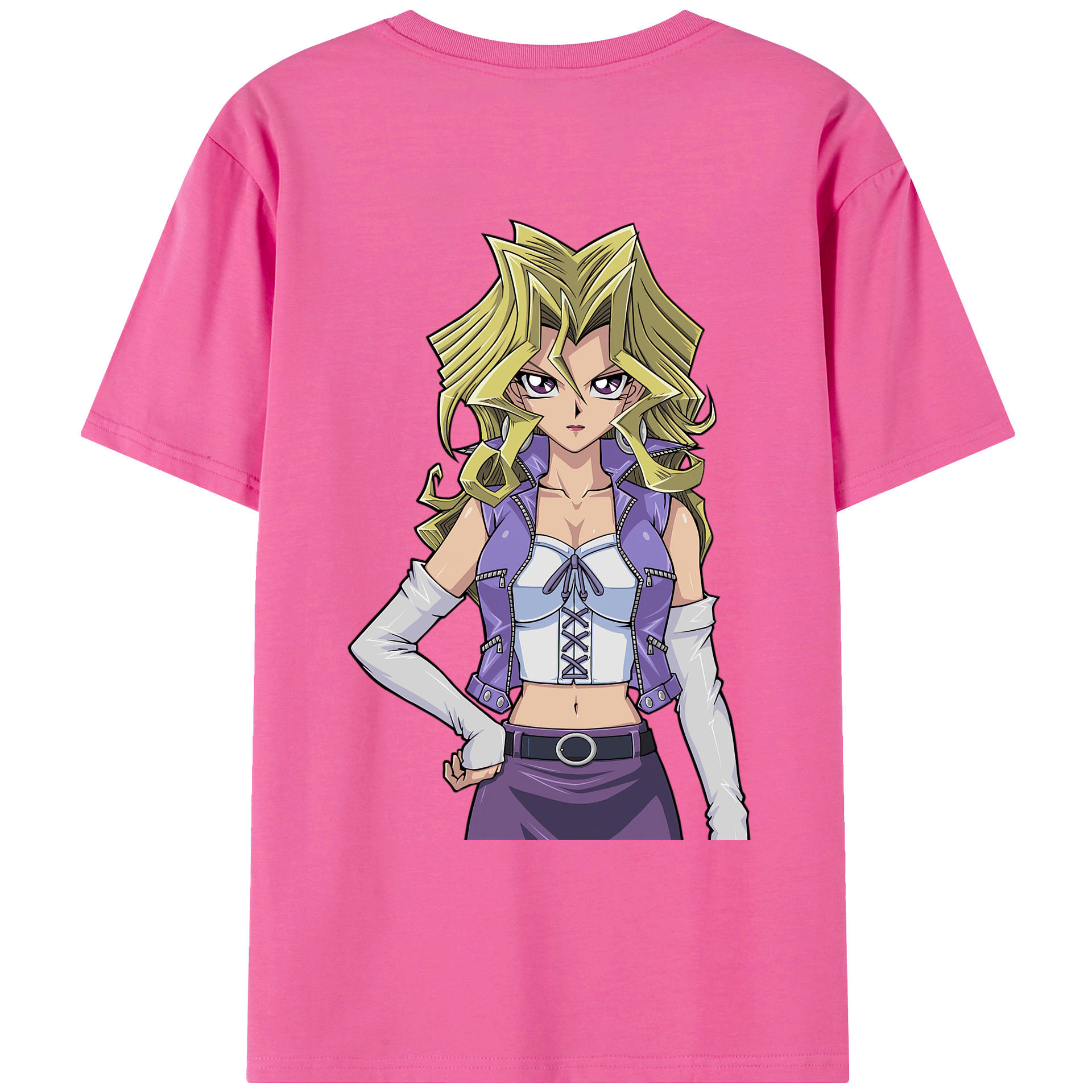 （画像用） 遊☆戯☆王 Yu-Gi-Oh! レディース半袖Tシャツ(バックプリント)